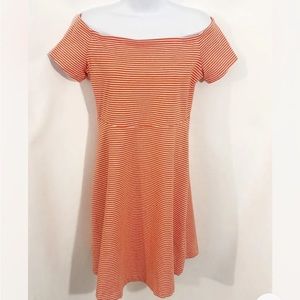 Old Navy fit and flare off the shoulder dress